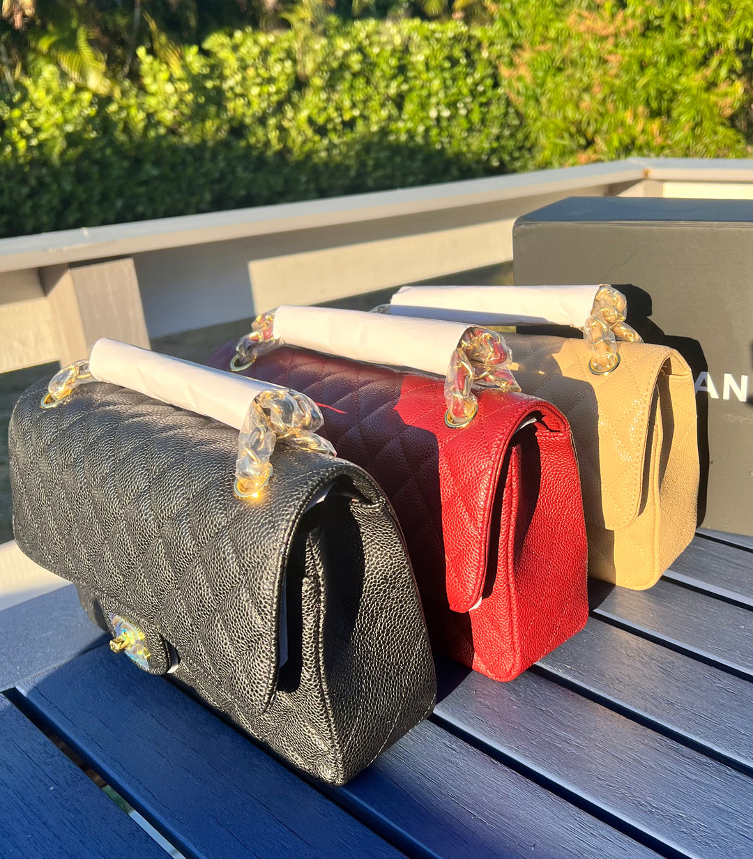 Coco quilted flap purse