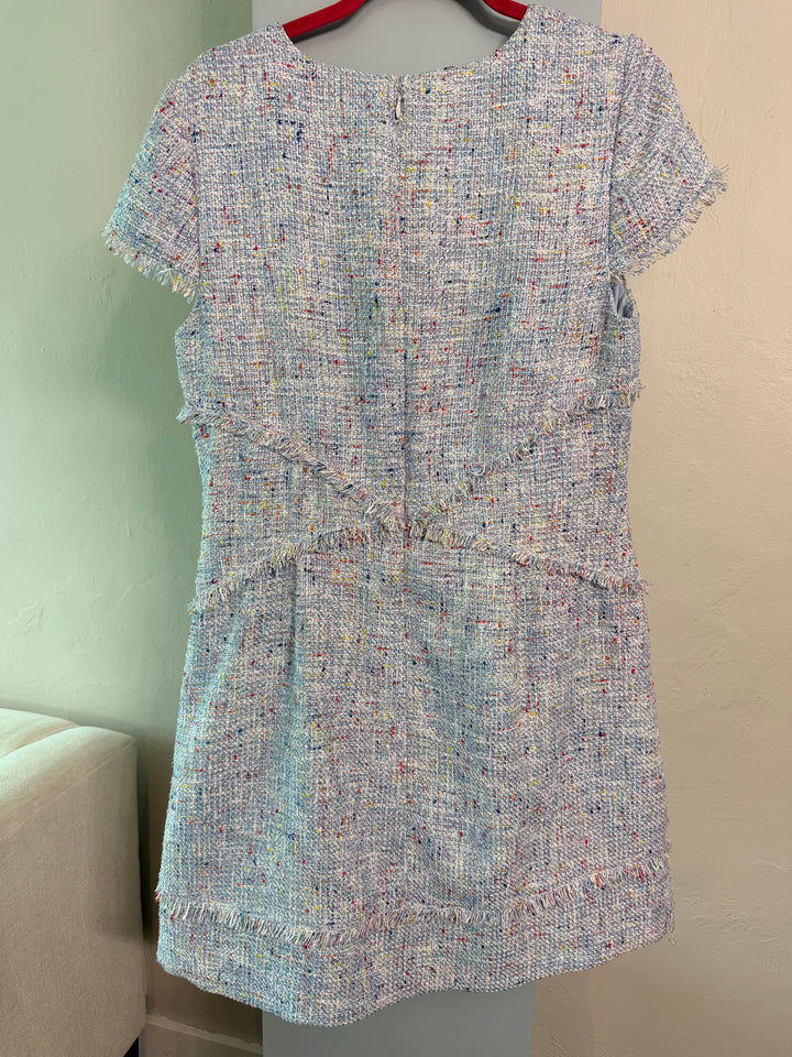 ELIZA J powder blue tweed Sheath Dress Size 14