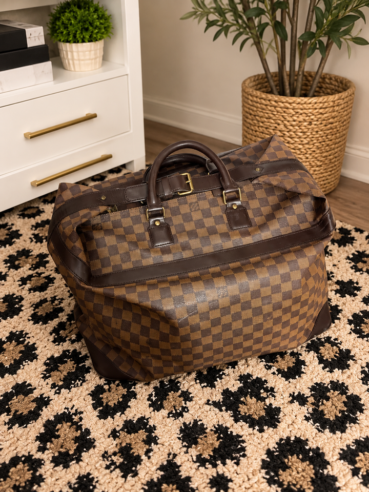 Vintage Louis Vuitton Damier Ebene centenaire cruiser 45 travel bag