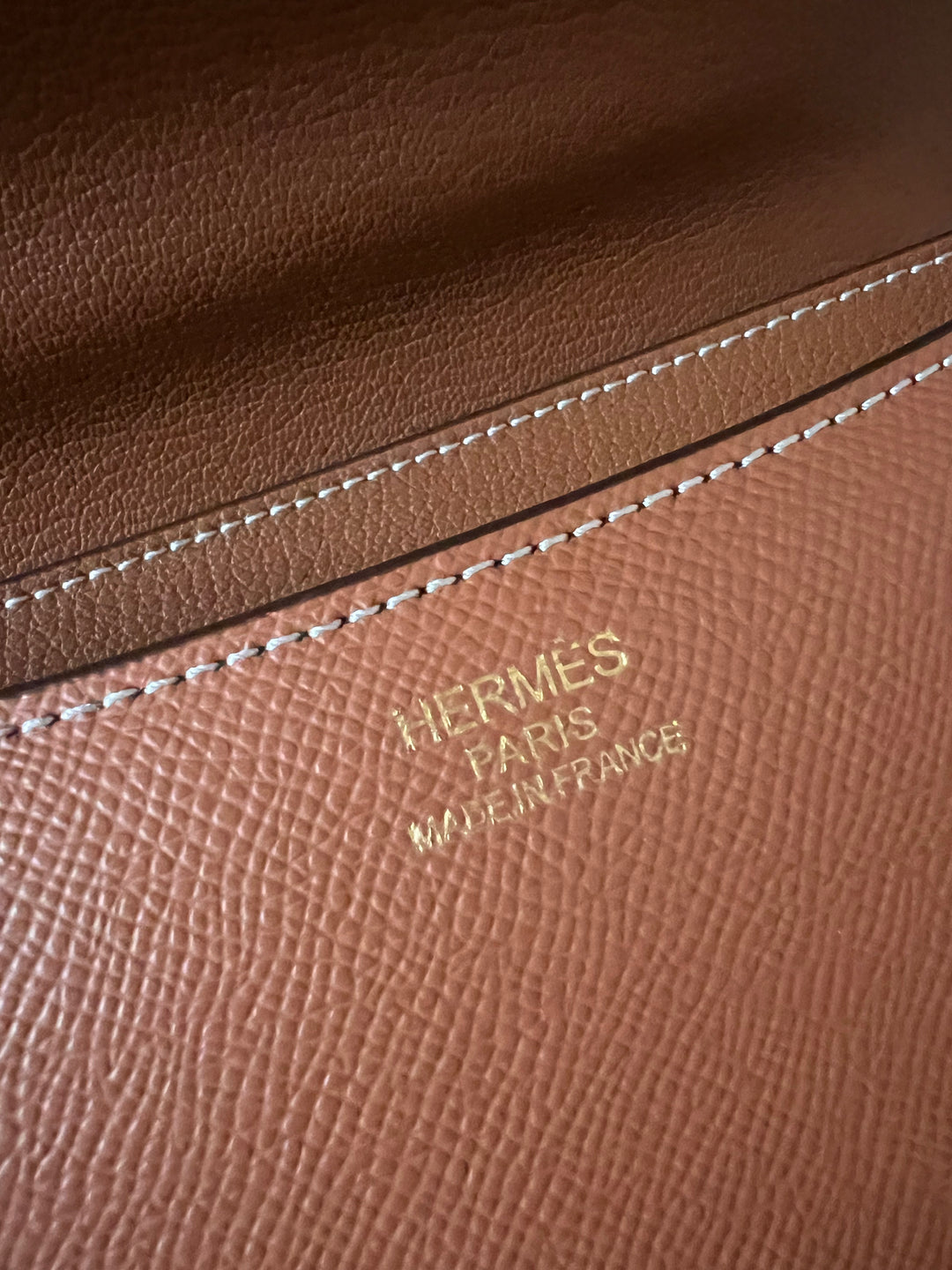 Classic cognac H crossbody - Medium