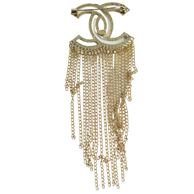 Gold Double Letter Dangle